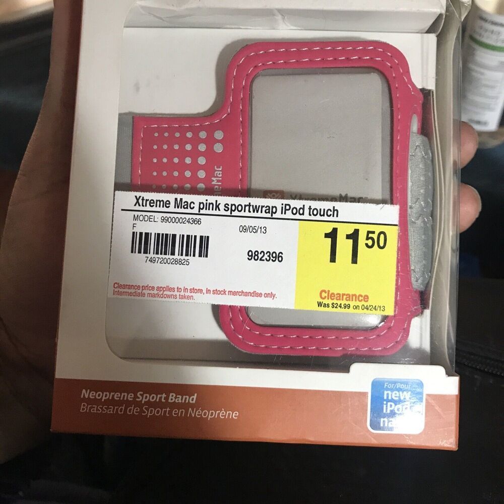 XTREME MAC NEOPRENE SPORT BAND PINK FOR IPOD NANO PINK